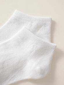 30 Pasang Kaos Kaki Pendek Putih Polos untuk Anak-Anak: Warna Polos, Lembut & Nyaman, Kasual & Serbaguna, Kaos Kaki Pelajar - Cocok untuk Pemakaian Sehari-hari, Warna Acak - MultiWarna - View 2
