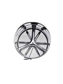 1件不锈钢厨房烹饪配件工具食品滤网筛过滤网，用于研磨浆果面粉