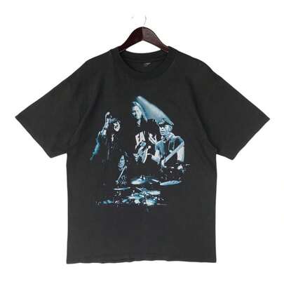 Camiseta promocional VINTAGE de la banda de glam metal MR. BIG de los años 90..Camiseta de algodón de 220 g para hombre para tiempo libre - C - Estilo informal y cómodo Adecuado para todas las personas, ya sean mujeres o hombres Tejido duradero de alta calidad adecuado para todas las ocasiones, suave al tacto pero diseñado para durar Tops transpirables Conjuntos de otoño para mujer Conjuntos de vacaciones para mujer Disfraz de Halloween para mujer