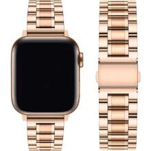 Fullmosa Correa Compatible con Apple Watch 45mm 44mm 42mm 46mm 49mm 41mm 40mm 38mm,Correa de Metal de Acero Inoxidable Para  Ultra/SE/Series 10 9 8 7 6 5 4 3 2 1,37492721 - Rosa Oxidada - Ver 1