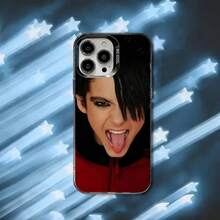 Funda de teléfono Bill Kaulitz Rock COOL para 17,16,15,14,13,12,11,Pro,Max,Plus, negra mate dura - z2 - Ver 8