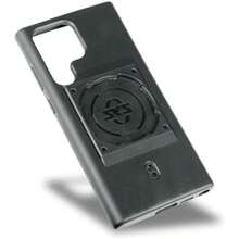 SKS GERMANY Compit System - Funda Unisex para Samsung S23 Ultra para teléfono Celular, sensación cómoda, Absorbe los Golpes con Dispositivo de Montaje, Hecha de plástico Resistente al Desgaste, Color - / - Ver 1