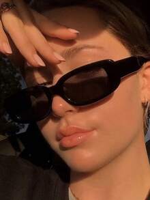 1副女士时尚环绕式眼镜，户外防护时尚眼镜 - 黑色 - 查看 8