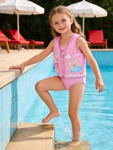 Comfortable & Snug Children's Swimming Vest, Kids' Swimming Training Buoyancy Vest - Helps Children Gain Confidence In Water, Enjoy The Cool Summer