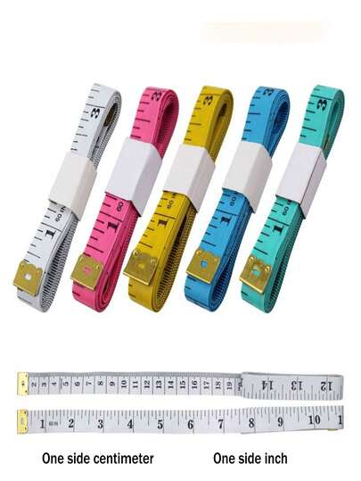 1/5pcs Soft Ruler, Flexible Tape Measure For Body Measurements, High Precision Sewing Tailor Ruler