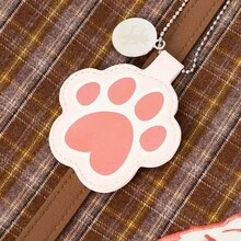 Miniso 1个迪士尼疯狂动物城系列双色格子手提包（朱迪和尼克），可爱元素与时尚格子图案完美结合，适合外出时搭配各种服装 - 彩色 - 查看 3