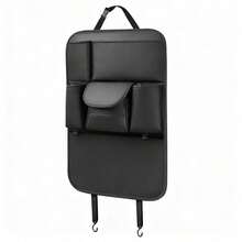 Large Capacity Genuine Leather Car Seat Back Storage Bag - Universal Fit, Suitable For All Vehicle Models | Dust-Proof, Scratch-Resistant Storage Solution - A - View 10