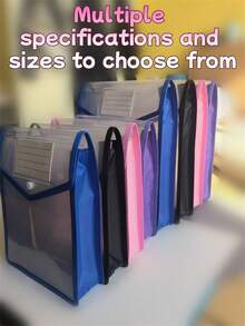 A4/A5 Three-Dimensional Large Capacity File Bag, Waterproof Material Storage Bag, Study Supplies Storage Bag For Storing Multiple Documents And Textbooks, Office Material Classification Bag, Family ID Storage Bag, Dust-Proof And Moisture-Proof Protection For Documents And Materials.