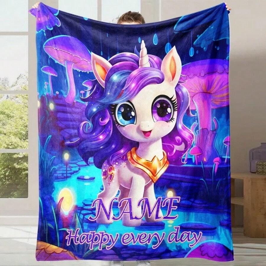 Custom Alien Stage Anime Blankets Warm Flannel Cartoon Throw Blanket For Sofa Bedroom BeddingCustom Name Personalized Blanket Deadpool Print Adult Ren Warm Blankets And Comfortable Blanket Holiday GiftsCustom Name Purple Pony Flannel Blanket, Suitable For Sofas, Beds, Birthdays, Ren, Friends, GiftsCustom Name Unicorn Floral Pattern Blanket, Dreamy Pink Purple Unicorn With Flowers & Stars, Birthday Gift, Sweet Fantasy ThemeCustom Name Card Capybara Flannel Blanket, Suitable For Sofa, Bed, Birthdays, Ren, Friends, Gifts - 白2 - 查看 1
