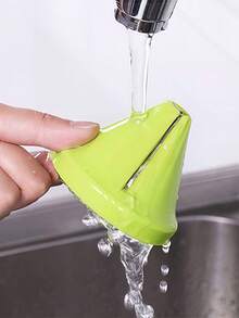 1pc Handheld Spiral Slicer, Can Make Vegetable & Fruit Pasta, Zucchini Noodles, Manual Multi-Function Spiral Slicer, Creative Spiral Funnel Slicer, Funnel Spiral Tool, Carrot Slicer, Potato Slicer, Vegetable Slicer, Kitchen Tool, Easy To Make Healthy Zucchini Noodles And Fruit Spirals - Multicolor - View 6