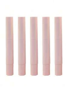 5ml Pink Refillable Twist Pen Applicator – Empty Nail Oil Pen With Brush Tip; Lip Gloss Tube & Eyelash Growth Serum Applicator; Leak-Proof Precision Car Touch-Up Paint Pen; Portable Refillable Design For Women, Beauty Enthusiasts & Nail/Eyelash Technicians; Travel, Salon & Daily Use; Lightweight Multipurpose Applicator Gift - Multicolor - View 13