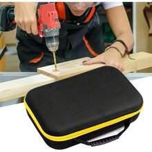 Bolsa de Almacenamiento de Herramientas Estuche Protector de EVA Duro para Taladro Eléctrico Cortador Eléctrico con Bolsillo de Malla Correa Elástica para Organización de - 1 - Ver 4