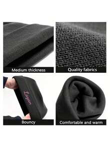 Personalized Embroidered Knit Beanie - White Cursive Font Embroidered With "Brady, Declan, Daniel, Oliver, Sloan" Names, Soft Polyester Material, Men's Winter Warm Hat, Machine Washable, Ideal Christmas And Birthday Gift For Family And Elders, Christmas Hat - Multicolor - View 7