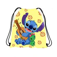 Stitch Backpack Set - Gift Bag With Cartoon Pattern, Birthday Gift/School Supplies Storage/Sports Equipment/Toy Organizer