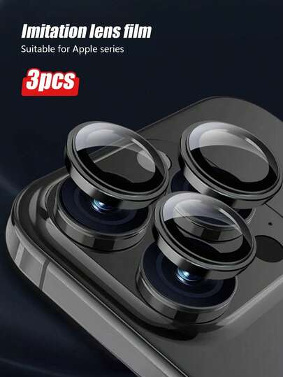 1 Paquete Protector de Lente de Vidrio Templado Ojo de Halcón Negro, Resistente al Agua, Resistente a Arañazos, Bordes a Prueba de Roturas, Compatible con iPhone 11/12/13/14/15/16/16 Plus/16 Pro/16 Pro Max/17/17 Air/17 Pro/17 Pro Max Series Aplicable a Protección Diaria, Oficina, Hogar Protección Diaria Oficina Hogar Cubierta de Cámara de Teléfono a Prueba de Golpes y Caídas Resistente a Arañazos