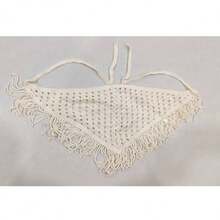 Bohemian Style Mesh Lace Belt, Suitable For Women, Versatile Accessory, Can Be Paired With Dresses, Jeans, Also Can Be Used As Waist Decoration, Suitable For Beach/Photography Occasions. Knitted Headband, Autumn/Winter Headband, Women's Holiday Costume Headpiece, Elegant Scarf, Soft Headband. - Multicolor - View 8