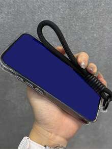 Capa de celular transparente com estampa de gelatina em cores vibrantes, com compartimento para cartão e cordão curto, compatível com iPhone 17 Pro Max/16 Pro Max/15 Pro Max/17 Pro/17 Air 16 15 14 13 12 11 Pro Max. - Preto - Ver 3