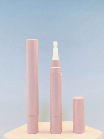 5ml Pink Refillable Twist Pen Applicator – Empty Nail Oil Pen With Brush Tip; Lip Gloss Tube & Eyelash Growth Serum Applicator; Leak-Proof Precision Car Touch-Up Paint Pen; Portable Refillable Design For Women, Beauty Enthusiasts & Nail/Eyelash Technicians; Travel, Salon & Daily Use; Lightweight Multipurpose Applicator Gift