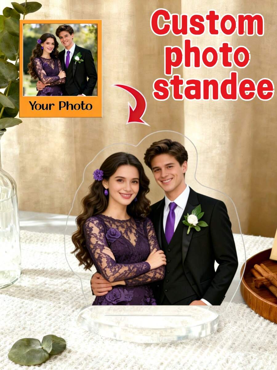 Bộ 1/3/5 khung ảnh acrylic tùy chỉnh - Quà tặng kỷ niệm ảnh cá nhân hóa, có thể tùy chỉnh nhiều hình ảnh khác nhau (Chân dung/Cặp đôi/Thú cưng/Gia đình) - Món quà lý tưởng cho bạn trai/bạn gái/cha mẹ/gia đình/bạn bè/người thân yêu - Thích hợp cho đám cưới/Giáng sinh/Lễ đính hôn/Halloween/Năm mới/Kỷ niệm/Ngày lễ tình nhân/Ngày của Mẹ/Ngày của Cha/Sinh nhật/Lễ tốt nghiệp/Lễ tân gia