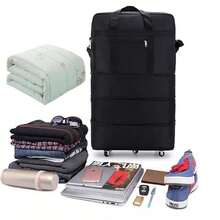 Oversized Lightweight Suitcase 4 Wheel Spinner Travel Luggage 30 Inch Large Capacity For Women Men - Variant - View 4