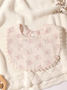 1pc Customized Embroidered Name Baby Bib, Decorative Drool Cloth, Great Gift For Baby Boys And Girls - Multicolor - View 17