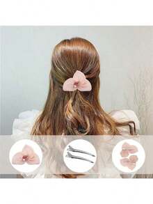 5pcs/10pcs/15pcs/20pcs Metal Hair Clips Set, Women Curling Clips, Duck Clips, Alligator Clips, Metal Hair Pins - Silver - View 5