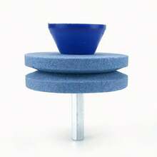 1件/2件/4件装割草机刀片磨刀器，工业磨头，砂轮，磨刀石，割草机刀片磨刀器配件 - 霧霾藍 - 查看 10