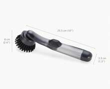 Joseph Joseph SinkTech Soap-Dispensing Palm Brush With Replaceable Head And Stainless-Steel Stand Drip Tray - ColorA - View 3
