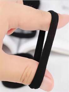 50 piezas de ligas de pelo de alta elasticidad, sin daños, estilo streetwear, elegantes y elásticas, diseño sin costuras, adecuadas para coleta diaria de mujeres, maquillaje, baño, lavado de cabello, transporte, deportes y vacaciones, reuniones escolares, regalos festivos, etc. Accesorio diario esencial para mujeres, ligas de pelo, adecuadas para primavera, verano, otoño, invierno, bandas de goma para el cabello, scrunchies, accesorios para el cabello - Multicolor - Ver 7