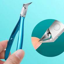 2pcs Precision Professional Nail Clippers - Ultra-Sharp Thick Nail Trimmer & Edge Cutter For Perfect Manicure & Pedicure At Home - Màu xanh lam - Xem 2