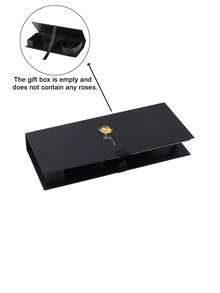 1pc Empty "I Love You" Valentine's Day Gift Box, 3pcs Refillable Flower Boxes, Black DIY Mother's Day Wedding Gift, Birthday Party, Bride Rose Packaging Box - Black - View 9