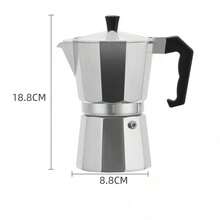 Best-Selling Italian Aluminum Household Portable Moka Pot, European Style Manual Drip Italian Coffee Maker - Multicolor - View 10