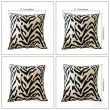 One Embroidered Tiger Pattern Pillow Cover, Featuring Light Luxury Design. Exquisite Tiger Embroidery Brings Vivid Details, Perfect For Living Room, Bed, Sofa Back Cushions-Adding Elegant Chinese Style And Personality To Your Home! - Nhiều màu - Xem 9