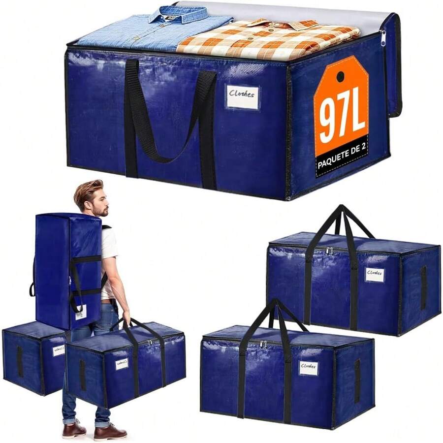 Storage Bags - Royal Blue - View 1