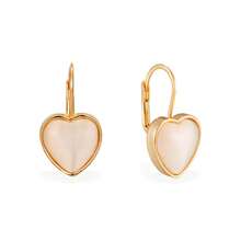 Collar de cadena de caja de piedra ojo de gato en forma de corazón geométrico, estilo europeo y americano, minimalista, amarillo desnudo, conjunto de collar de bloque de color para mujeres - Collar de oro rosa - Ver 10