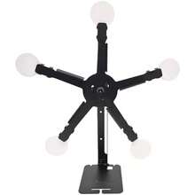 Tiro Al Blanco Rotativo Dianas con 5 Objetivos P/Pistolas de Juguete (Airsoft e Hidrogel) Objetivo de De Disparo con Movimiento - / - Ver 1