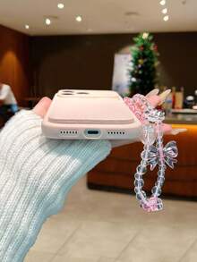 Minimalist Rhombus Crossbody Strap Phone Case + Card Slot Ultra Wallet Lanyard Thick Shockproof Phone Protective Cover Compatible With Iphone 16/16 Pro/16 Plus/16 Pro Max, 15 Pro Max, 13/14/P11/P12, A50/A12/A32/A52/A72/A51/A21S/A13/A14/S22 Ultra/S23, Redmi 11/12 Pro/12/12X/Note 11/9A/9C/Poco X3 NFC/Redmi 10/9/Note 9/12C/Note 11 Pro - Pink - View 2