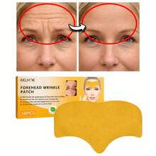 EELHOE 30pcs Used For Firming Facial Skin, Containing Collagen,Forehead Wrinkle Removal Patch, Reduces Forehead Wrinkles And Forehead Wrinkles, Anti-Aging, Lifts The Face, Tightens The Skin, And Refines Pores - 橘子 - 查看 10