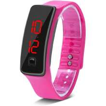 Reloj Deportivo LED, Resistente al Agua, 8 Colores, Correa de Silicona, Esfera Digital 12 Horas, Visualizaci¨®n Electr¨®n,37490815 - D - Ver 1