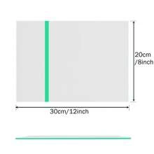 Papel de impresora - Panel blanco tallado con verde - Ver 9