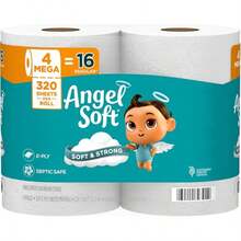 Valentine's Day Angel Soft Toilet Paper, Pack-32Mega Rolls = 128 Regular Rolls, Soft And Strong Toilet Tissue - Toilet Paper, Tissue Paper, Roll, Paper Towels, Papel Toalla Para Cocina, Fuerza Regida, Cleaning Supplies, Buy One Get One Free, 2-Ply Durable Tissue, No Tears!Perfect For Everyday Use, For Bathrooms, Bathroom Tissue, Loo Roll, Personal Cleansing Paper, Home Essentials, Tissue, Paper Napkins, Fragrance-Free, Cloud-Like Softness, Skin-Friendly,Bulk Pack Value, Lint-Free, Plush Texture, 2-Ply Strength, Septic-Safee, Daily Personal Care, Morning Routine - Multicolor - View 7