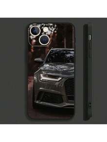 Custodia per telefono compatibile con modelli di auto sportive, adatta per iPhone 16, 15, 14, 13, 12, 11, Pro, Max, Plus, Mini, X, XS, XR, 8, 7, 6, S, Plus, SE, Audi S, morbida, nera, compatibile con i modelli 17 Pro, 17 Pro Max, 17, 16 Pro - Z8 - Visualizzare 1