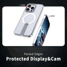 Funda para iPhone 14 Pro MAX Case MagSafe 6,7 Pulgadas Incluye Dos Protectores de Pantalla Funda Protectora a Prueba de caídas con Soporte Ajustable,37517797 - Azul menta - Ver 6
