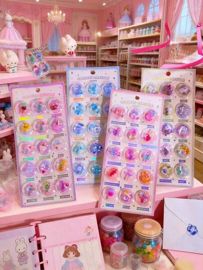 3D Embossed Stickers - Candy, Marine Life, Ice Cream, Space Ghost, Crystal Decorative Stickers (Kids Version), Perfect For Phone Cases, Notebooks, Crafts, Fun Stickers, Diary Expansion Pages, 3D Embossed Stickers And Doodle Stickers