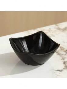 4 piezas Tazones de sopa de plástico, platos cuadrados para ensalada, utensilios de cocina para el hogar, cocina occidental, fideos y salteados - Multicolor - Ver 7