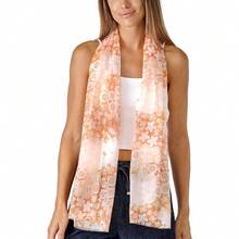 Colección Deia - Patrón floral naranja