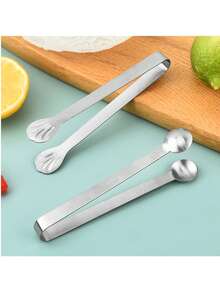 3 Piezas Pinzas de Cocina Multifuncionales de Acero Inoxidable con Mango Antideslizante y Diseño Antideslizante, Adecuadas para Carne a la Parrilla/Ensalada/Pan/BBQ, Uso Universal para Cocina Doméstica/Restaurante/Picnic al Aire Libre, Imprescindible para Catering de Festivales, Cocina, Almacenamiento, Decoración del Hogar - Multicolor - Ver 4