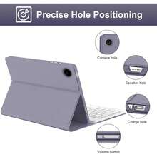 多折叠支撑式键盘保护套，兼容三星 Galaxy Tab S9 2023/A9 Plus 11 英寸/S9 FE 2023/S10 Lite/S11/A11 Plus/S9+/S9 SE 2023/S10+/S10FE+ 系列，以及 iPad 5/6/7/8/9/10 代、Pro 11/13、Air 5/6/7/8/9/11/13 和 MatePad 系列。 - 彩色 - 查看 2