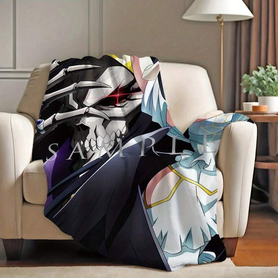 Adventure Anime Overlord Albedo Blanket Warm And Soft Suitable For Bedroom Living Room Sofa Bed Office Travel Camping - Phong cách 10 - Xem 1