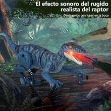 Dinosaurios Juguetes para Niños,Dinosaurios Control Remoto para Niños,Dinosaurios Juguetes Puede Truco de Giro 360°,Luces y Rugido, Regalos para Niños de 3+ Años Regalo para,Cumpleaños,Navidad - Pequeño tamaño - Ver 2